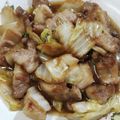 MUJIRUSI☆'s cooksnap of when they made 豚バラ肉と白菜のオイスターソース炒め.