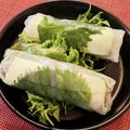 ♥黒チワワ♥'s cooksnap of when they made 納豆とチーズの生春巻き.