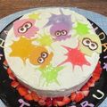 しょうたけ's cooksnap of when they made スプラトゥーンのケーキ★インクの作り方☆.