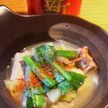 ゆなっちママ's cooksnap of when they made 簡単、スープもうまいホルモン鍋（もつ鍋）.