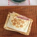 mmameco's cooksnap of when they made キャベツ・チーズ・ハムのホットサンド.