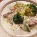 まるこ氏's cooksnap of when they made 白菜とブロッコリーのチーズクリーム煮.