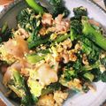 こけよ's cooksnap of when they made 菜の花と豚肉の卵炒め.