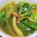 kaori238's cooksnap of when they made 捨てないで！キャベツの外葉でカレースープ.
