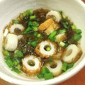 古賀竜一's cooksnap of when they made ✿もずく＆ちくわ✿.