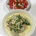 クックP8KGHH☆'s cooksnap of when they made 牡蠣とほうれん草のクリームパスタ.