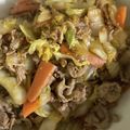 snow012's cooksnap of when they made ✿豚バラ肉と白菜のコチュジャン味噌炒め✿.