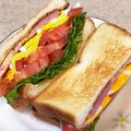 あい♪らんど's cooksnap of when they made たまごとBLTのサラダサンドイッチ.