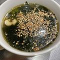 わたるんママ's cooksnap of when they made ＊鶏皮入り＊わかめスープ＊.