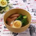toraちゃん♪'s cooksnap of when they made 簡単♡具沢山ブロッコリーとゆで卵の味噌汁.