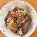 あみ3's cooksnap of when they made 簡単♪豚肉と長ねぎの塩ダレ炒め.