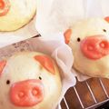 Mieまま's cooksnap of when they made 肉まん★551蓬莱風【簡単可愛い豚まん】.
