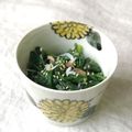 tomome's cooksnap of when they made 春菊の梅しらす和え.