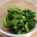 恋する一人暮し's cooksnap of when they made 菜の花の辛子和え♪.