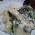りょうりっこ☆'s cooksnap of when they made 鶏とほうれん草のクリーム煮.