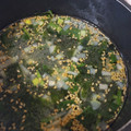 m0m0cham's cooksnap of when they made ごま油香る♡簡単ワカメの中華スープ.