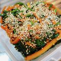 アールグレイ3's cooksnap of when they made 簡単☆ほうれん草のナムル♪レンチン♪.