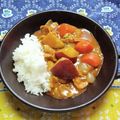 蕎麦の華's cooksnap of when they made 教わったサツマイモカレーを再現.