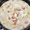 kazumiharu's cooksnap of when they made 簡単‼︎手間なし‼︎米粉で豆乳シチュー♡.