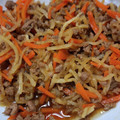 まひのママ's cooksnap of when they made 水戻し不要☆切り干し大根のそぼろ煮.