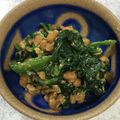 ☆すぬぴっぴ☆'s cooksnap of when they made すりごま入り☆ほうれん草の納豆和え.