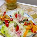 ルぴあ's cooksnap of when they made ハムチーズの混ぜ寿司レタス包み♬.