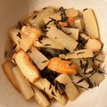 caruga's cooksnap of when they made ひじきと大根、薩摩揚げの煮物.