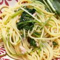 L.R's cooksnap of when they made ☆簡単☆三つ葉＆ツナの和風パスタ♪.