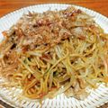 へろへろへ's cooksnap of when they made 解明！市販の焼きそばを200%旨くする.