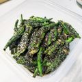 くっくペタ's cooksnap of when they made レンジで簡単♡オクラの黒胡麻和え♡.
