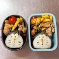 Chaaa_room's cooksnap of when they made 簡単お弁当♡ドラえもんおにぎり♡キャラ弁.