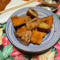 Emmabeagle's cooksnap of when they made 秋のほくほく☆お芋さんと鶏肉の甘い煮物.