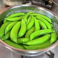 そろそろねんね's cooksnap of when they made ＊スナップエンドウ～技ありの茹で方＊.