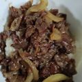 ミンジュン's cooksnap of when they made 簡単ひとり牛丼.