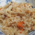 クック6DDPP8☆'s cooksnap of when they made 炊飯器に入れるだけ♪鶏ごぼう炊き込みご飯.