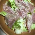 ムーヒツジ's cooksnap of when they made レタスと生ハムだけ☆生ハムサラダ.