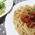 まぶたん's cooksnap of when they made シンプル材料で簡単！手抜きミートソース.