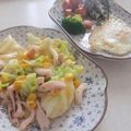 きらり流れ星's cooksnap of when they made 簡単！イカとキャベツのガーリック炒め.