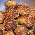 もりりんご☆☆☆'s cooksnap of when they made 合いびき肉で！レンコンつくね♪.