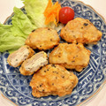 悠LOVE航's cooksnap of when they made 揚げずに簡単♪蓮根の鶏ひき肉☆はさみ焼き.