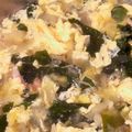 ai120's cooksnap of when they made キャベツとワカメの卵スープ.