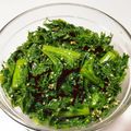 クック2UZTPP☆'s cooksnap of when they made わさび菜のナムル.