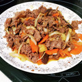 nana_tenjo's cooksnap of when they made 牛肉とたっぷり野菜の炒め物.