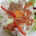 おすみ食堂's cooksnap of when they made アスリート食★冷しゃぶキムチうどん.