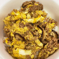 ★みーちゃん♪'s cooksnap of when they made 椎茸の旨味で☆鶏ひき肉の卵とじ丼.
