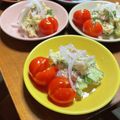 そろそろねんね's cooksnap of when they made プチトマトの転がり防止に❉食べ易い工夫❉.