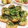 クックE662AA☆'s cooksnap of when they made 簡単ヘルシーおつまみ☆皮ごと長芋ステーキ.