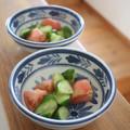 みるく茶's cooksnap of when they made トマトの浅漬け風サラダ♪簡単.