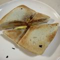 papikun's cooksnap of when they made コンビニサンドで「ホットサンド」.