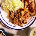 mack♪♪♪'s cooksnap of when they made 洋食屋さんのポークチャップ風肉炒め.